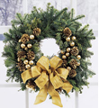 The FTD Holiday Gold Wreath