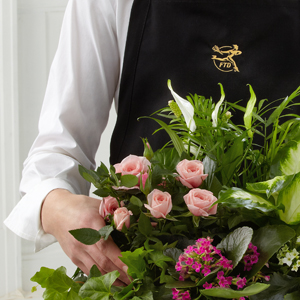 FTD Florist Designed Blooming and Green Plants in a Basket