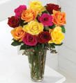 The FTD Bright Spark Rose Bouquet