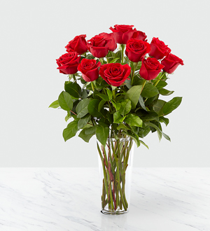The FTD Long Stem Red Rose Bouquet