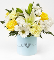 The FTD Tiny Miracle New Baby Boy Bouquet