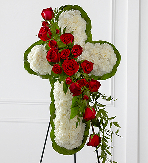 The FTD Floral Cross Easel