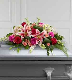 The FTD Splendid Grace Casket Spray
