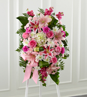 The FTD Gently into the Ever-After Standing Spray