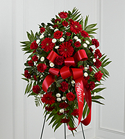 The FTD Treasured Memories Standing Spray