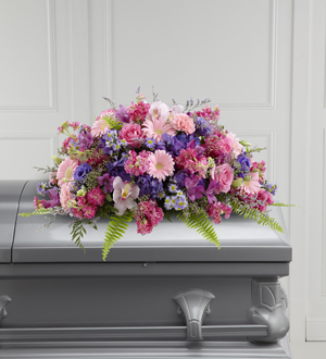 The FTD Glorious Garden Casket Spray