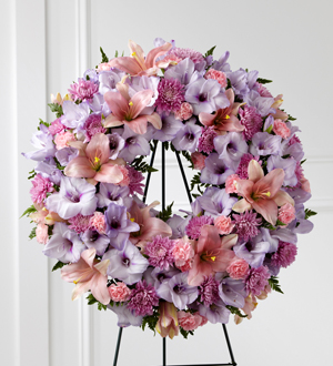 The FTD Sleep in Peace Wreath