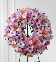 The FTD Sleep in Peace Wreath