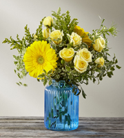 The FTD Something Blue Bouquet by Better Homes and Gardens 