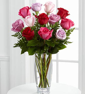 The FTD� Captivating Color� Rose Bouquet by Vera Wang